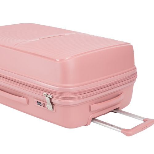 Чемодан малый для ручной клади Snowball 40903 полипропилен S Розовое золото