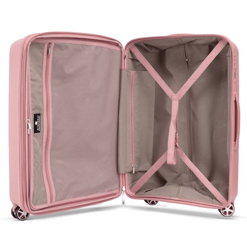 Чемодан средний Snowball 40903 полипропилен M Розовое золото