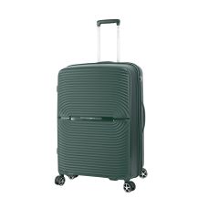 Чемодан большой Snowball 40903 полипропилен L Темно-зеленый