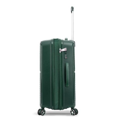 Чемодан средний Snowball 40903 полипропилен M Темно-зеленый