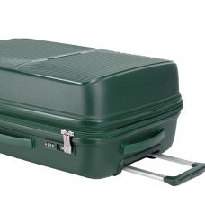 Чемодан средний Snowball 40903 полипропилен M Темно-зеленый