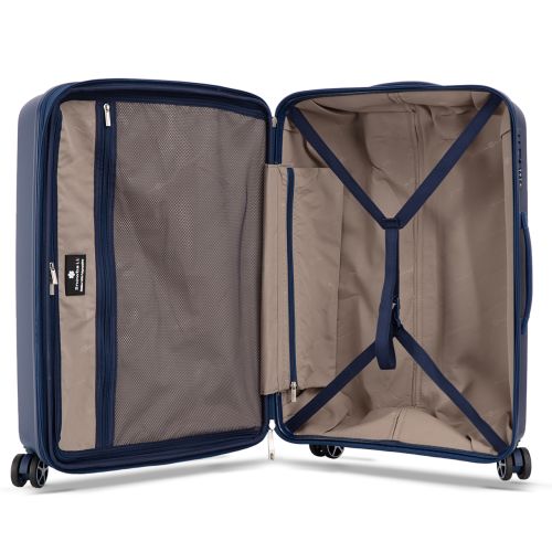 Чемодан большой Snowball 40903 полипропилен L Темно-синий