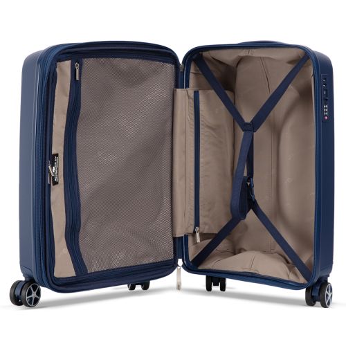 Чемодан малый для ручной клади Snowball 40903 полипропилен S Темно-синий