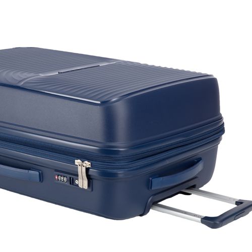 Чемодан средний Snowball 40903 полипропилен M Темно-синий