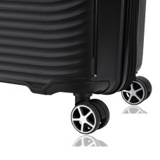 Чемодан средний Snowball 40903 полипропилен M Черный