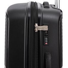 Чемодан средний Snowball 40903 полипропилен M Черный
