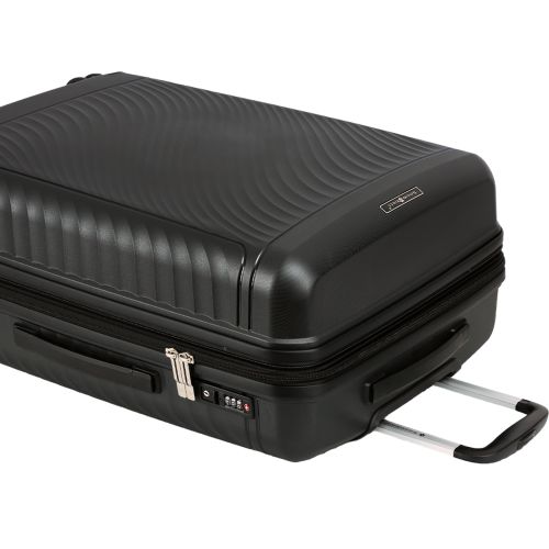 Чемодан средний Snowball 40903 полипропилен M Черный