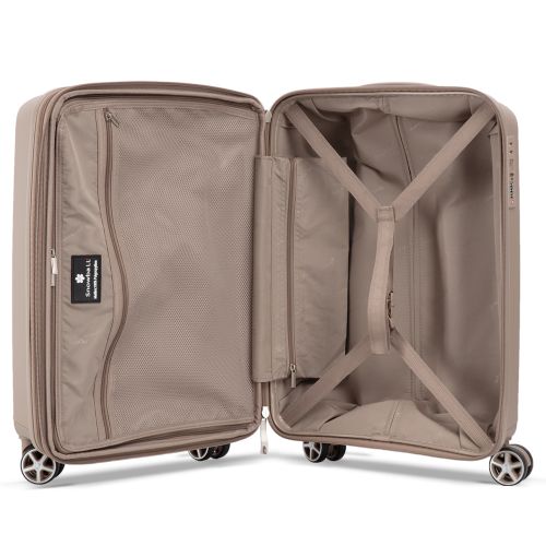 Чемодан малый для ручной клади Snowball 40903 полипропилен S Шампань