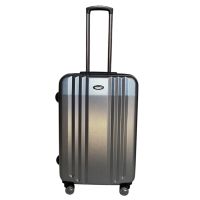 Чемодан средний Snowball 91603 поликарбонат M Серый