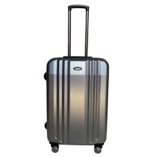 Чемодан средний Snowball 91603 поликарбонат M Серый