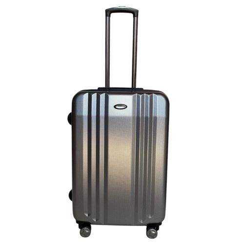 Чемодан средний Snowball 91603 поликарбонат M Серый