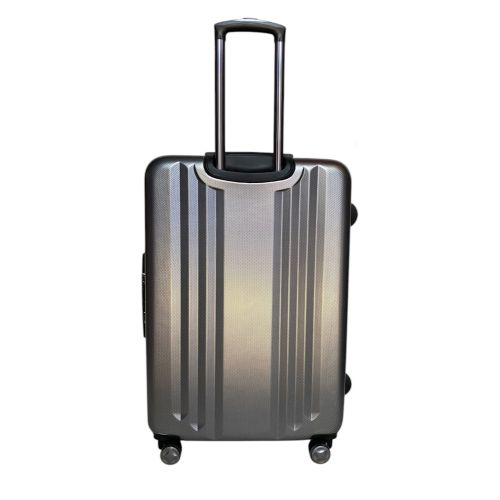 Чемодан средний Snowball 91603 поликарбонат M Серый