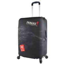 Чехол для маленького чемодана Snowball 33030/fragile полиэстер S Черный