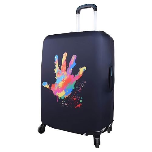 Чехол для среднего чемодана Snowball 33030/hand полиэстер M Темно-синий