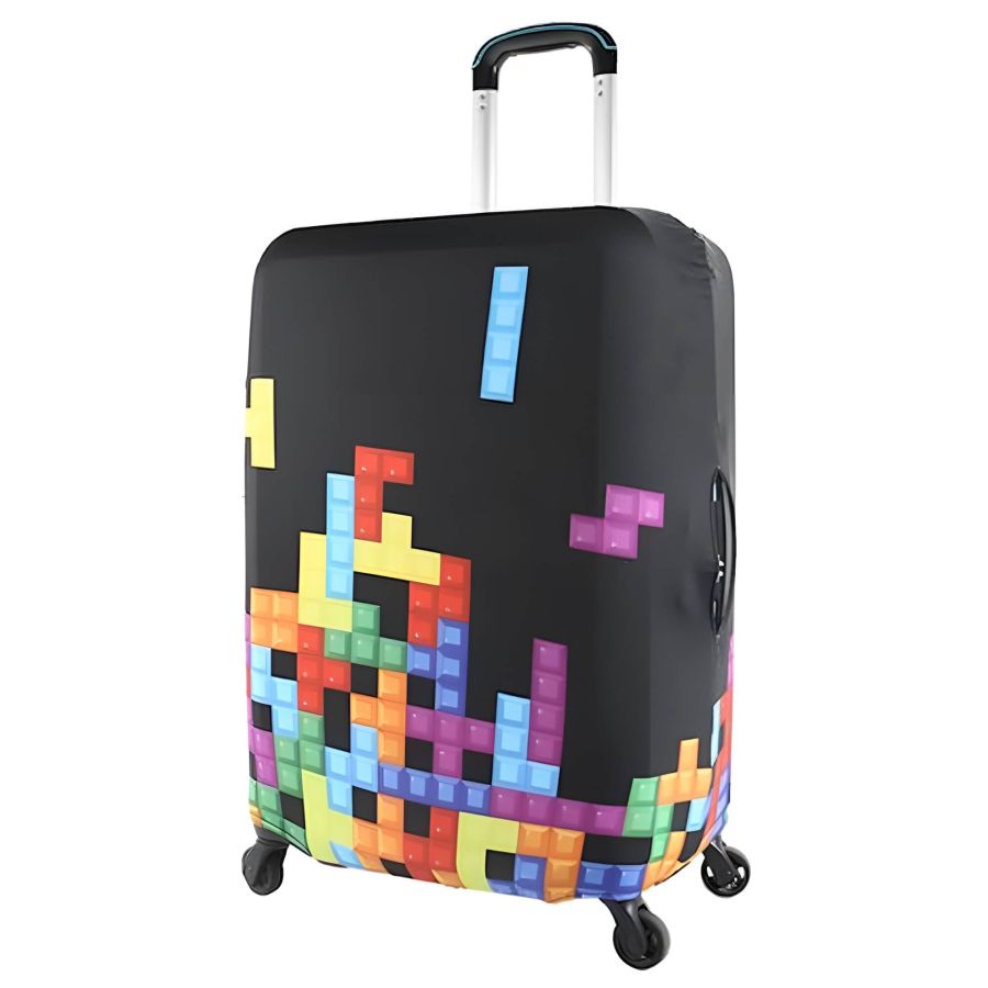 Чехол для маленького чемодана Snowball 33030/tetris полиэстер S Черный