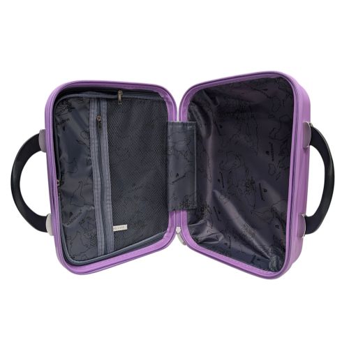 Бьюти-кейс ручная кладь Madisson Snowball 51304 полипропилен XS Сиреневый