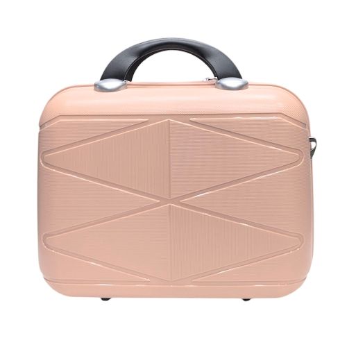 Бьюти-кейс ручная кладь Madisson Snowball 51304 полипропилен XS Розовое золото
