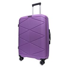 Чемодан средний Madisson Snowball 51304 полипропилен M Сиреневый