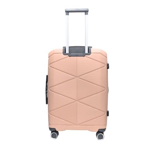 Чемодан средний Madisson Snowball 51304 полипропилен M Розовое золото