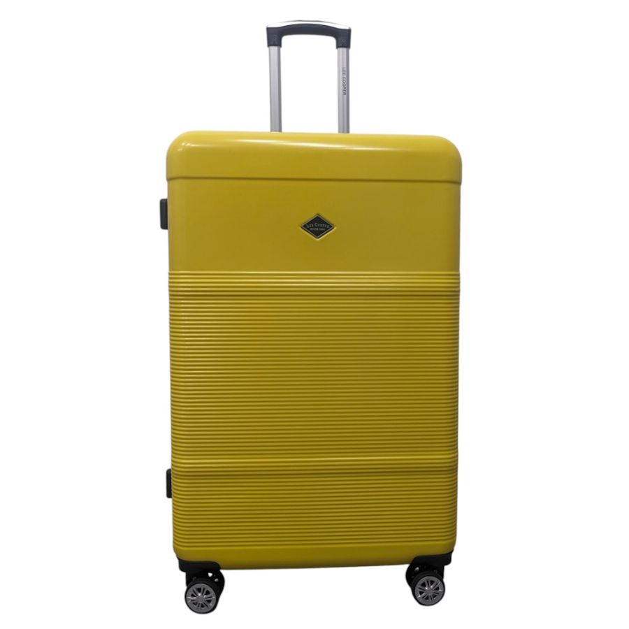 Чемодан большой Lee Cooper 32203 поликарбонат L Желтый LC32203/63/49 Большие чемоданы из поликарбоната от Lee Cooper – купить за 4044.0000 грн | Доставка|Гарантия|Быстрая отправка
