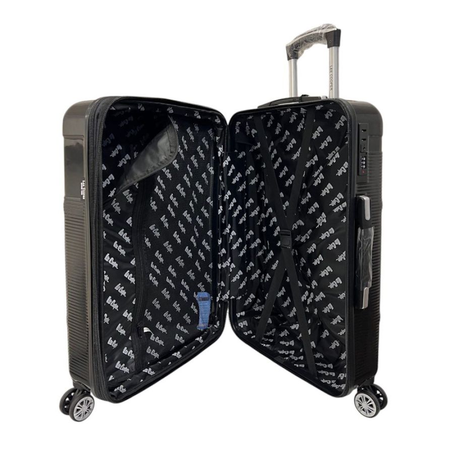 Чемодан большой Lee Cooper 32203 поликарбонат L Черный LC32203/54/49 Большие чемоданы из поликарбоната от Lee Cooper – купить за 4044.0000 грн | Доставка|Гарантия|Быстрая отправка