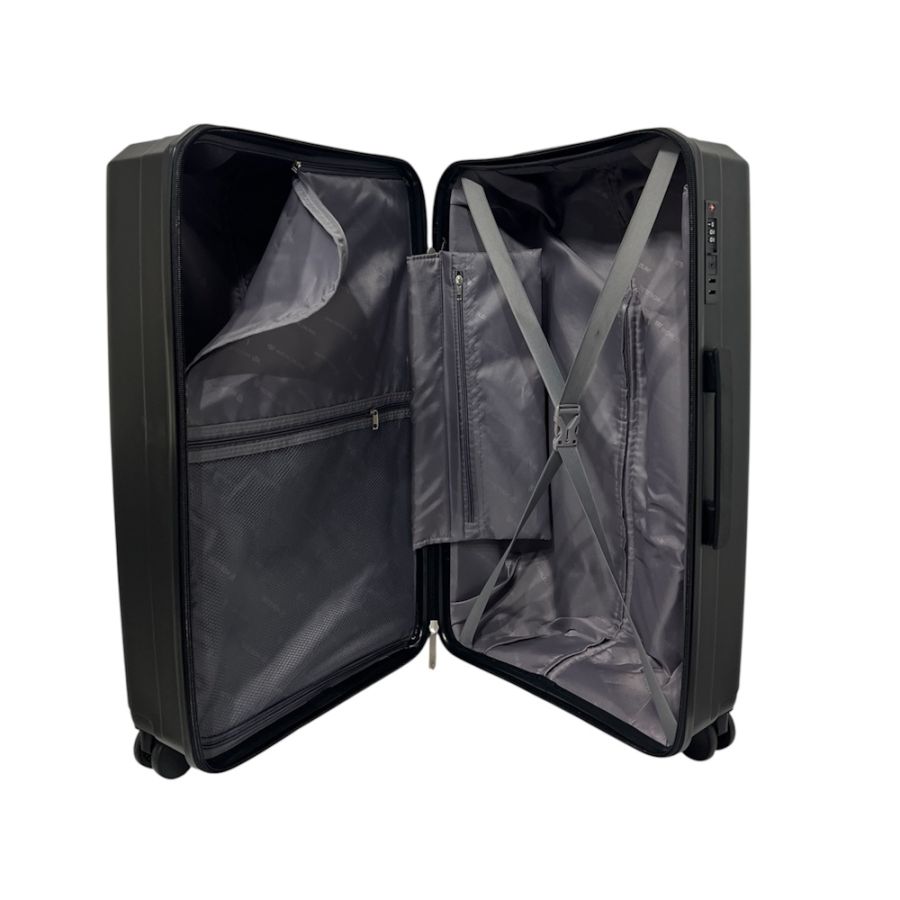 Чемодан большой Worldline Airtex 290 полипропилен L Черный