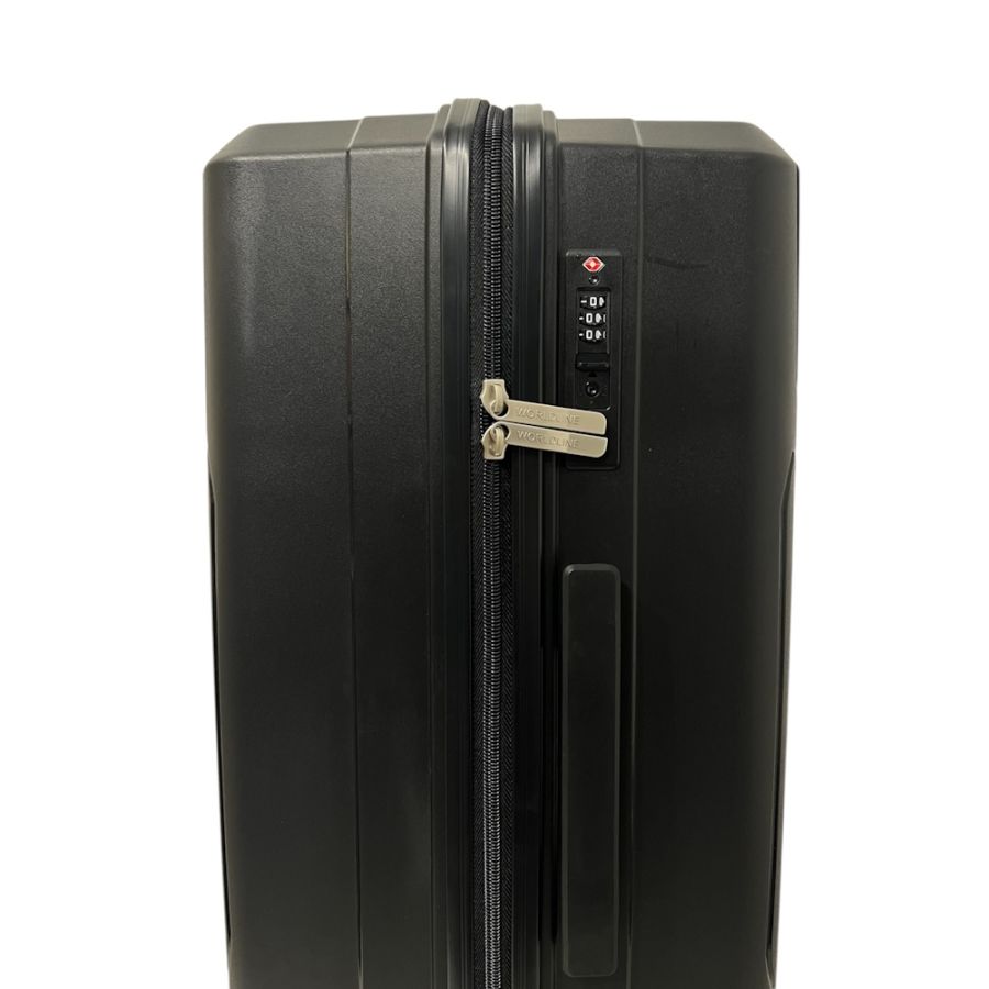 Чемодан большой Worldline Airtex 290 полипропилен L Черный