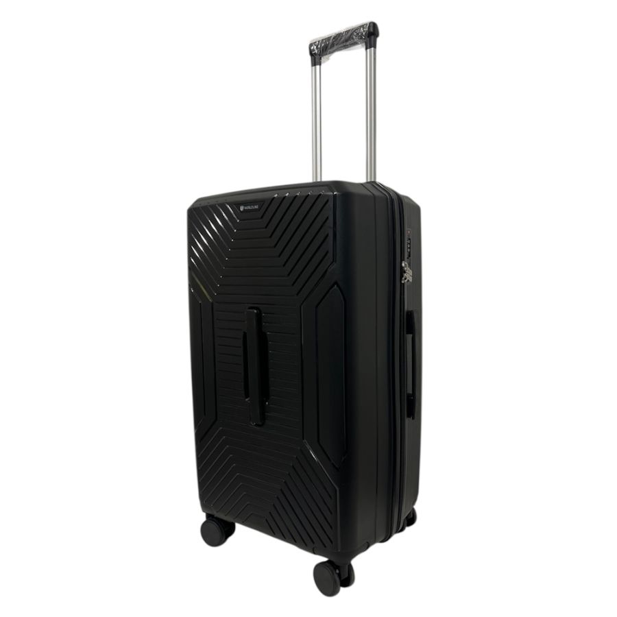 Чемодан средний Worldline Airtex 290 полипропилен M Черный