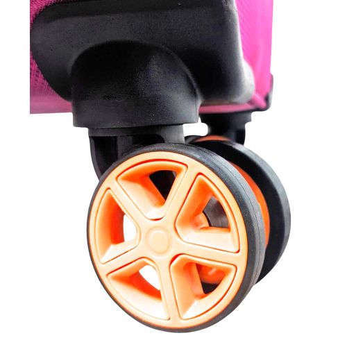 Чемодан большой Snowball 48203 жаккард-полиэстер L Розовый