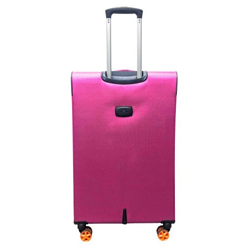 Чемодан большой Snowball 48203 жаккард-полиэстер L Розовый