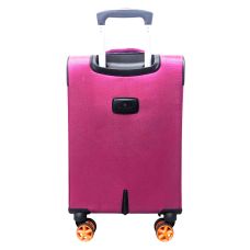 Чемодан малый для ручной клади Snowball 48203 жаккард-полиэстер S Розовый