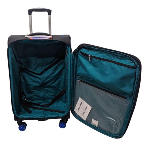 Чемодан большой Snowball 48203 жаккард-полиэстер L Черный