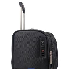 Чемодан большой Snowball 48203 жаккард-полиэстер L Черный