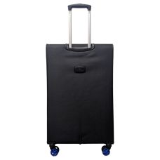 Чемодан большой Snowball 48203 жаккард-полиэстер L Черный