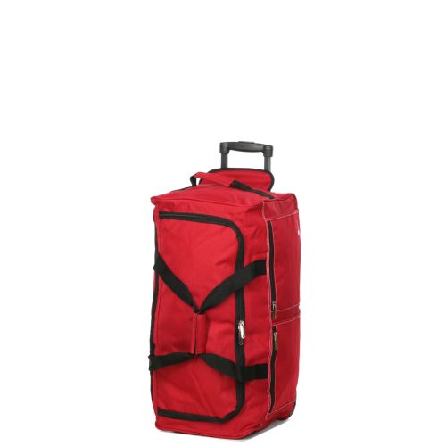 Дорожная сумка на колесах средняя Worldline Airtex 850/60 полиэстер M Красный