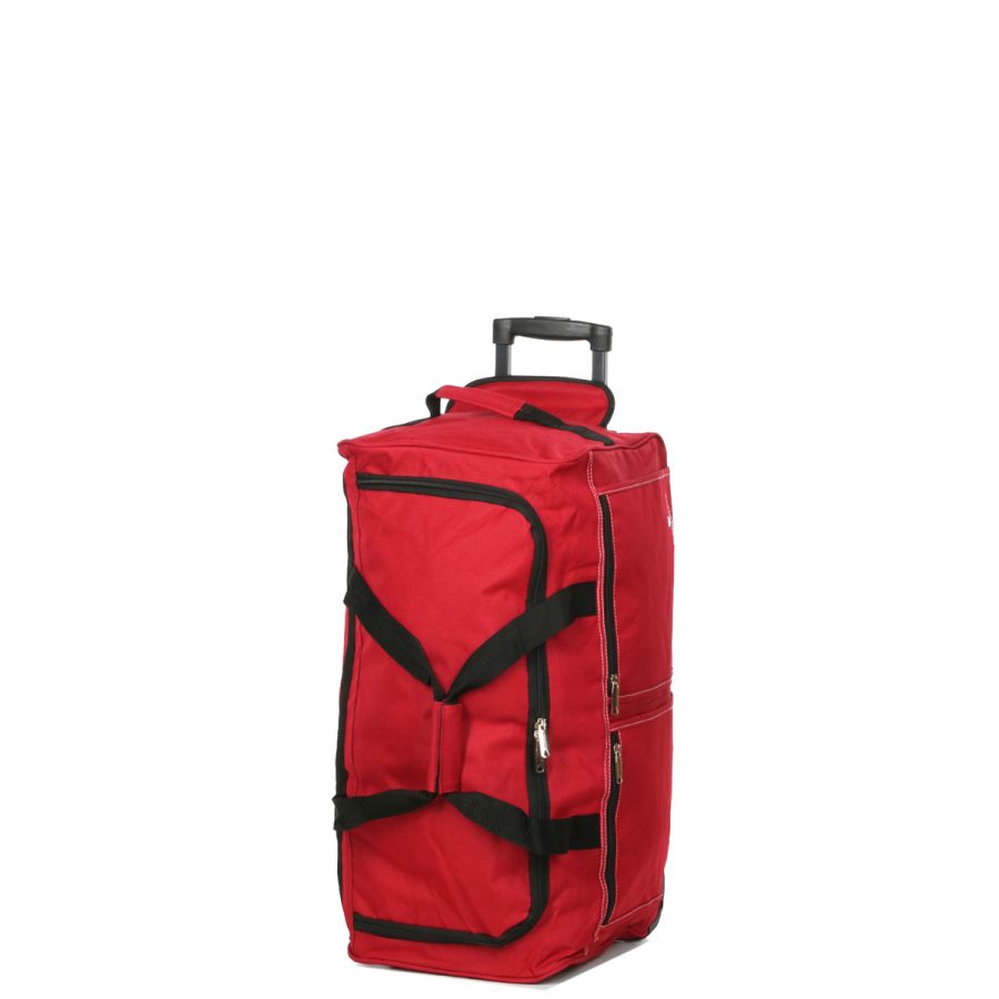 Дорожная сумка на колесах средняя Worldline Airtex 850/60 полиэстер M Красный