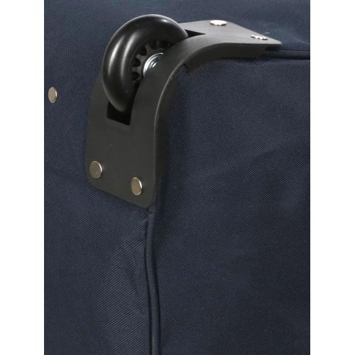 Дорожная сумка на колесах большая Worldline Airtex 850/70 полиэстер L Темно-синий