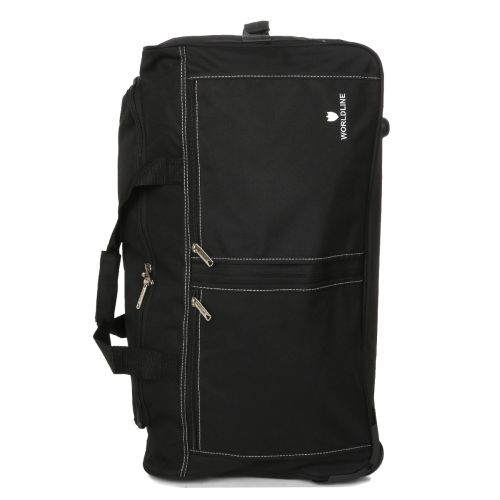 Дорожная сумка на колесах большая Worldline Airtex 850/70 полиэстер L Черный