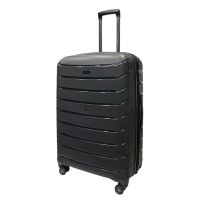 Чемодан большой L полипропилен Snowball 61303 76×51×31см 105л Черный