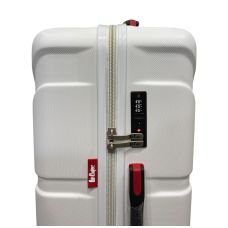 Чемодан дорожный большой Lee Cooper 31103 Поликарбонат/ABS-пластик (L) Белый