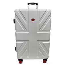 Чемодан дорожный большой Lee Cooper 31103 Поликарбонат/ABS-пластик (L) Белый