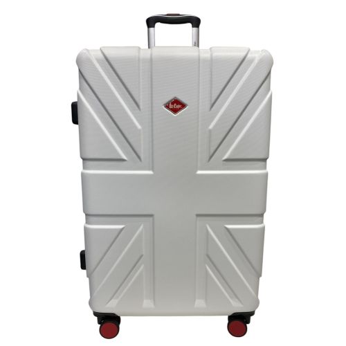 Чемодан дорожный большой Lee Cooper 31103 Поликарбонат/ABS-пластик (L) Белый