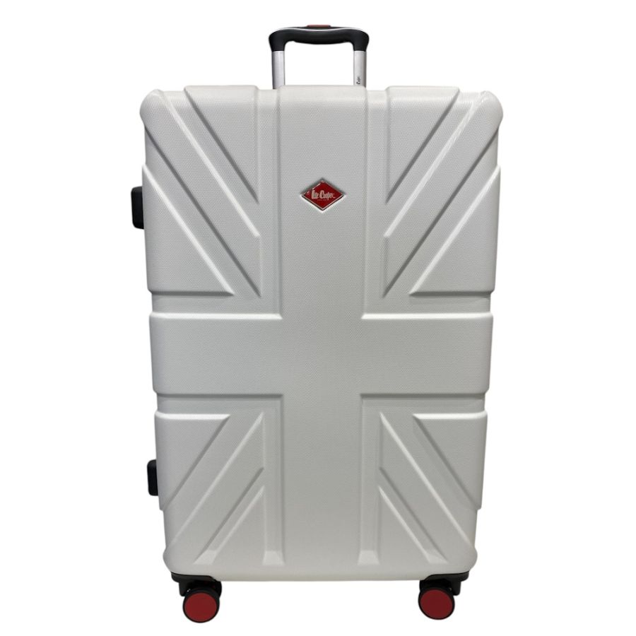 Чемодан дорожный большой Lee Cooper 31103 Поликарбонат/ABS-пластик (L) Белый