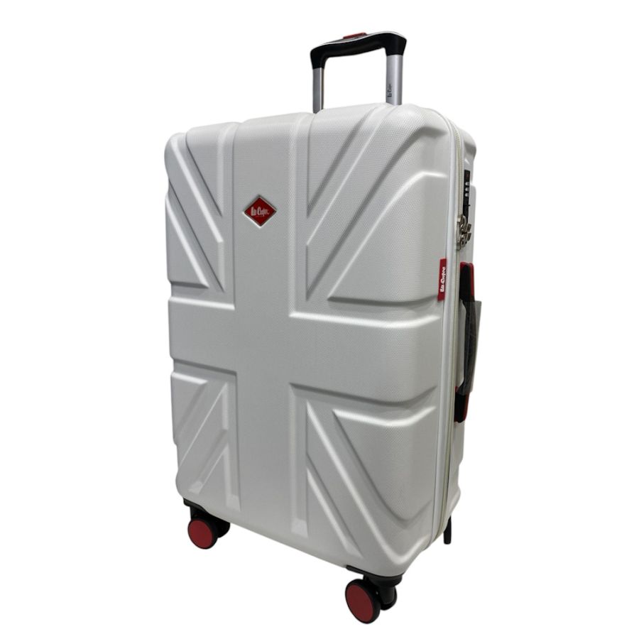 Чемодан дорожный средний Lee Cooper 31103 Поликарбонат/ABS-пластик (M) Белый