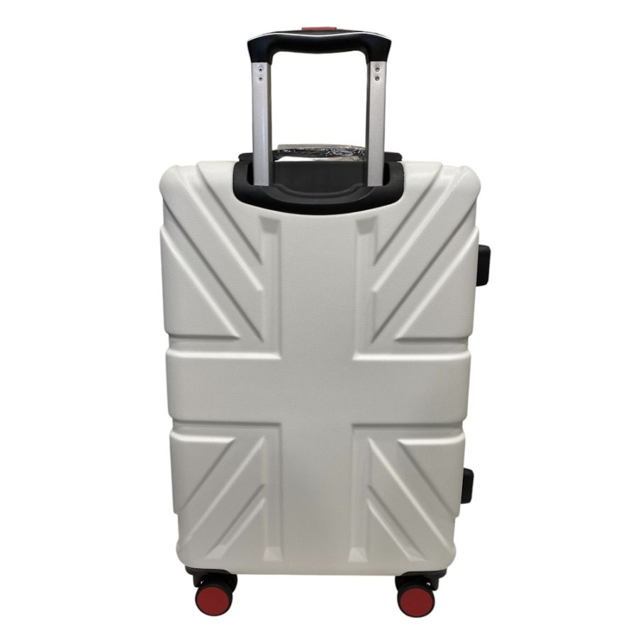 Чемодан дорожный средний Lee Cooper 31103 Поликарбонат/ABS-пластик (M) Белый