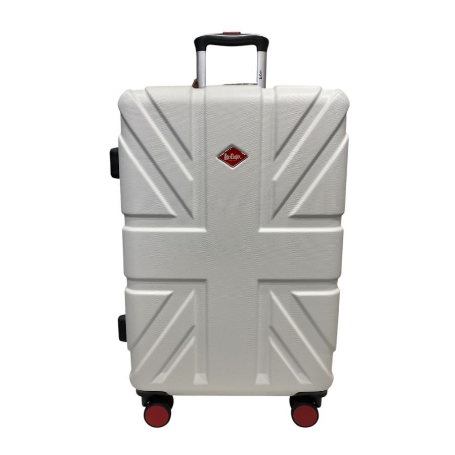 Чемодан дорожный средний Lee Cooper 31103 Поликарбонат/ABS-пластик (M) Белый