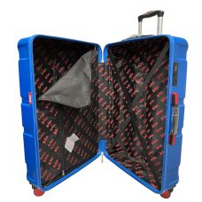Чемодан дорожный большой Lee Cooper 31103 Поликарбонат/ABS-пластик (L) Синий