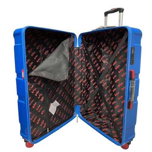 Чемодан дорожный большой Lee Cooper 31103 Поликарбонат/ABS-пластик (L) Синий