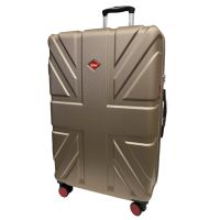 Чемодан дорожный большой Lee Cooper 31103 Поликарбонат/ABS-пластик (L) Шампань