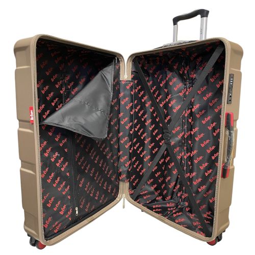 Чемодан дорожный большой Lee Cooper 31103 Поликарбонат/ABS-пластик (L) Шампань